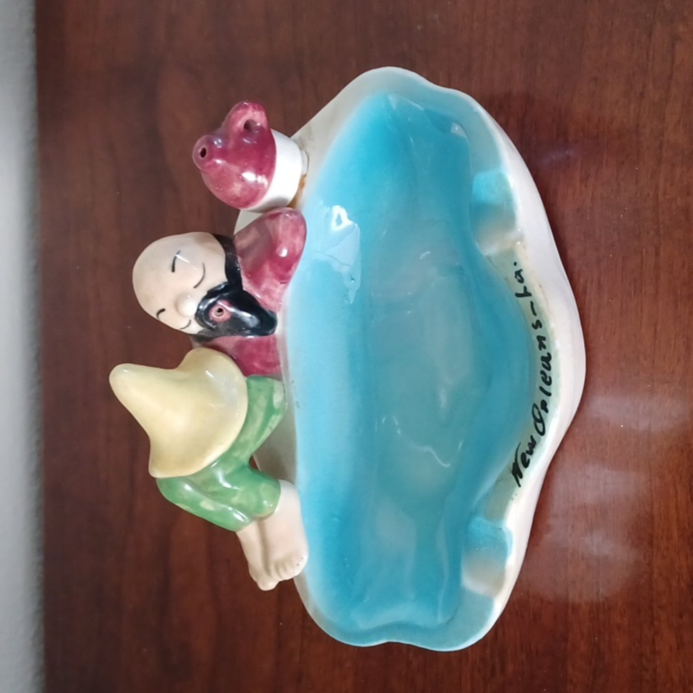 Vintage New Orleans Ashtray Ceramic - Made in Japan